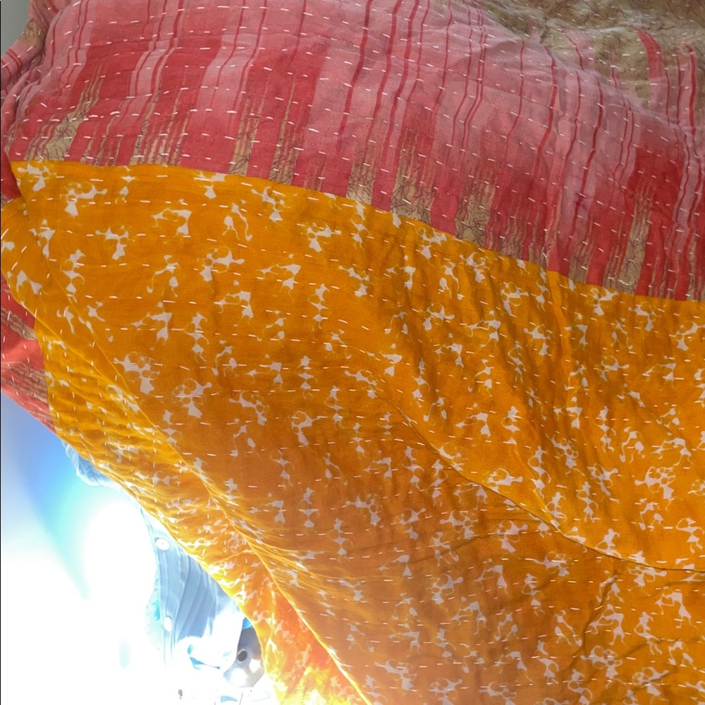 Indian Kantha Quilt- Handmade - Picture 4 of 5